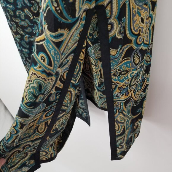 Silk Chiffon Duster- Long Cardigan for Evening, Office, Bohemian, Whimsigoth etc - Picture 3 of 7